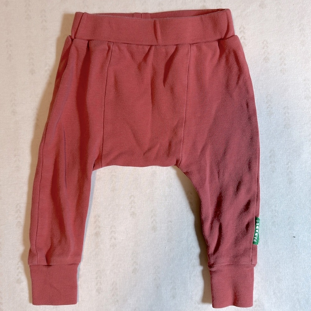 Parade Organics harem pants, 6-12 months, GOTS organic cotton